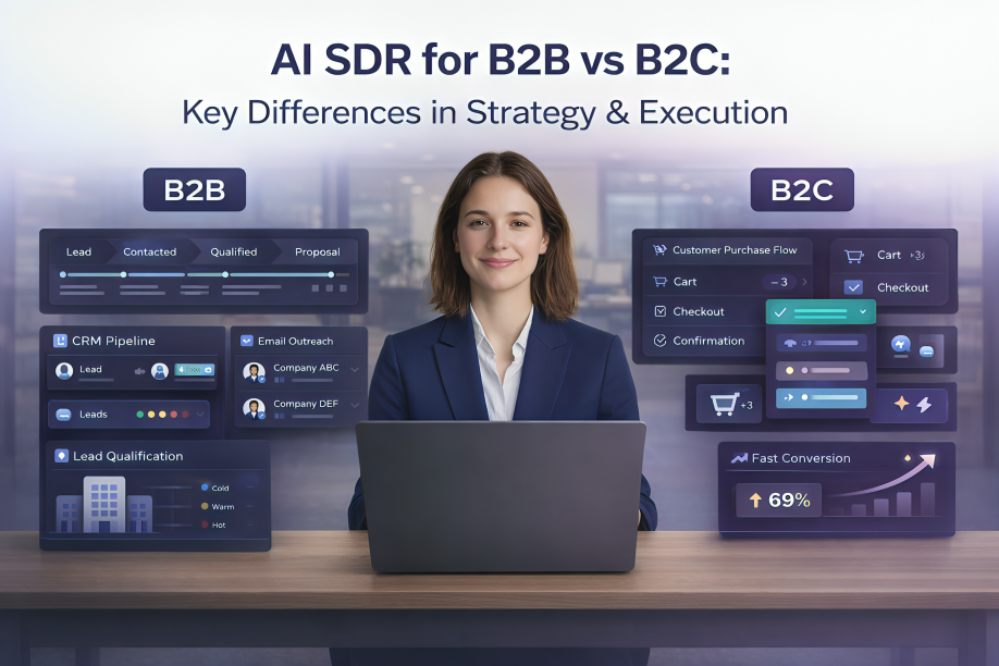 AI SDR for B2B vs B2C: Key Differences in Strategy & Execution